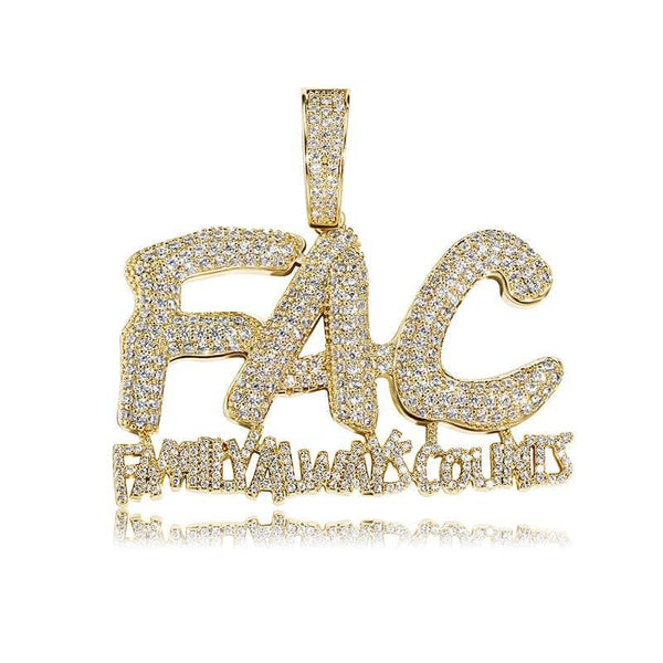 Family Always Counts Pendent - GOLD - Alliceonyou