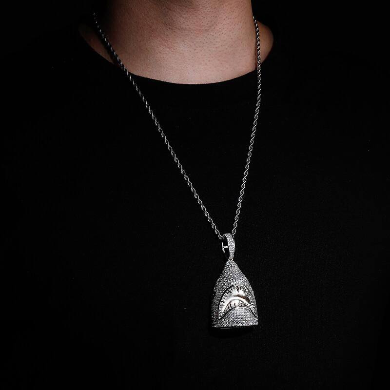 Shark Pendent - SLIVER - Alliceonyou