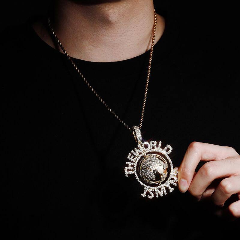 My World Pendent - GOLD - Alliceonyou