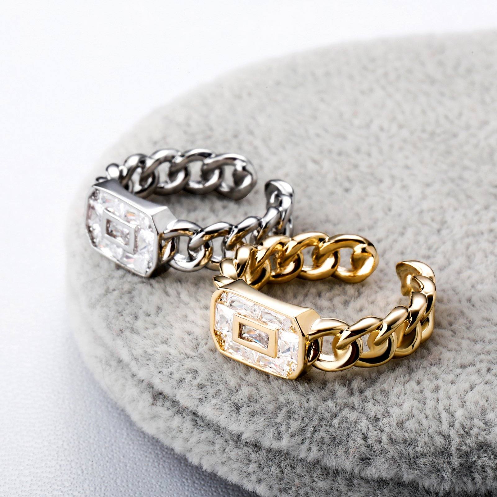 Baguette Rings - Gold - Alliceonyou