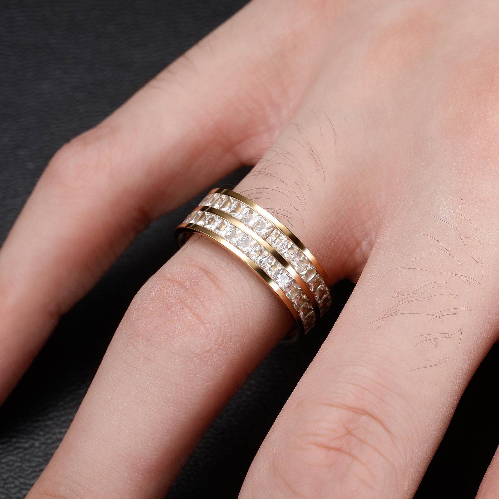 2MM Double Round Rings -Gold - Alliceonyou