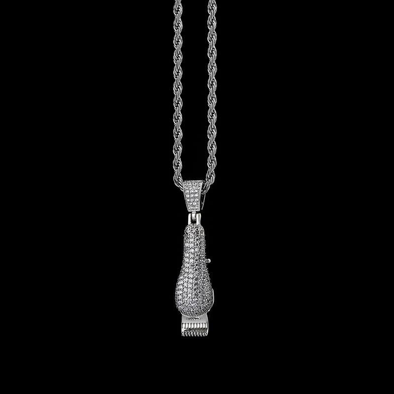 Barbel Shop Clippers Pendants - SLIVER - Alliceonyou