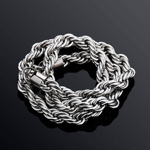 8MM Rope Chains - SLIVER - Alliceonyou