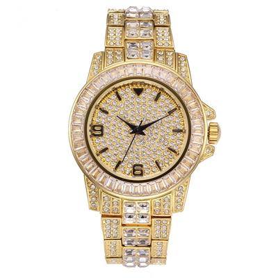 Iced Out Wrist Watches - GOLD - Alliceonyou