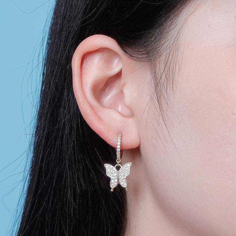 Butterfly Earrings - GOLD - Alliceonyou