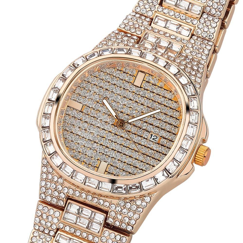 Stainless Steel Watch - ROSE GOLD - Alliceonyou