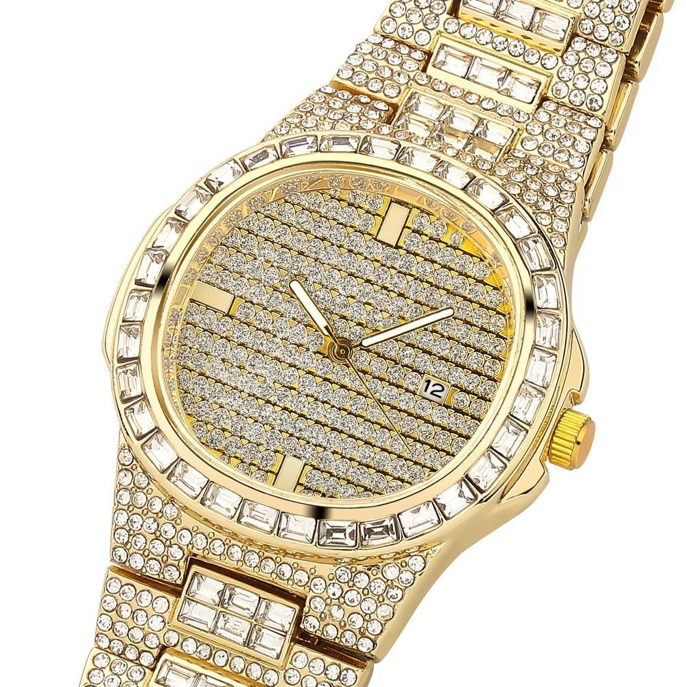 Stainless Steel Watch - GOLD - Alliceonyou
