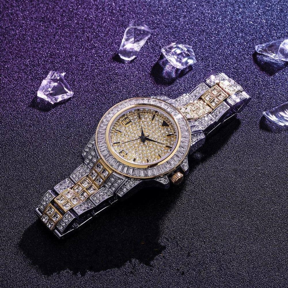Iced Out Wrist Watches - GOLD & SILVER - Alliceonyou