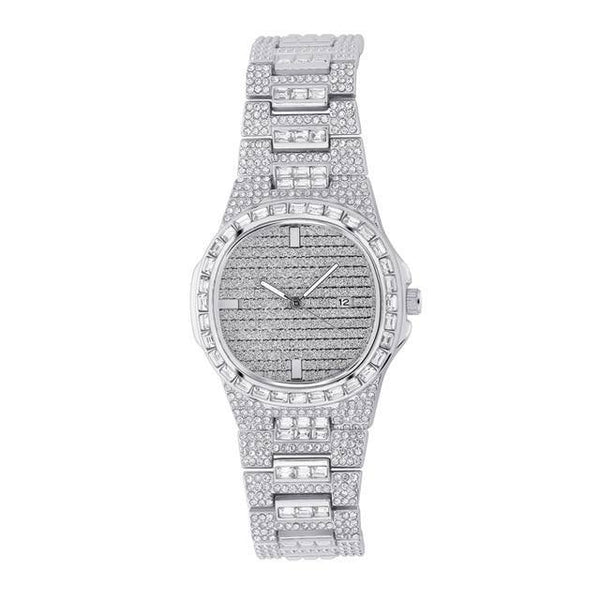 Stainless Steel Watch - SILVER - Alliceonyou