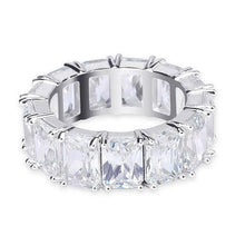 Load image into Gallery viewer, Baguette Tennis Rings - SILVER - Alliceonyou
