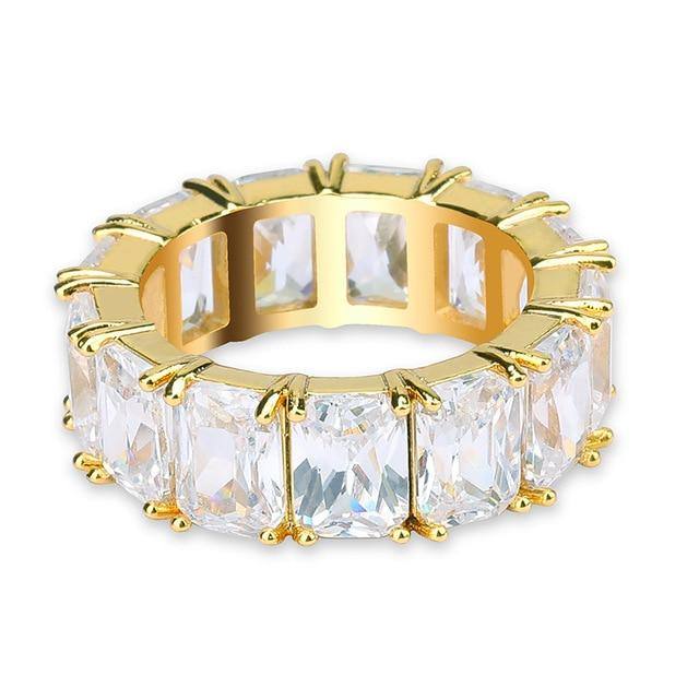 Baguette Tennis Rings - GOLD - Alliceonyou