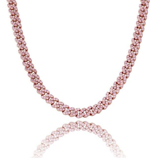 8MM Miami Cuban Chains - ROSE GOLD - Alliceonyou